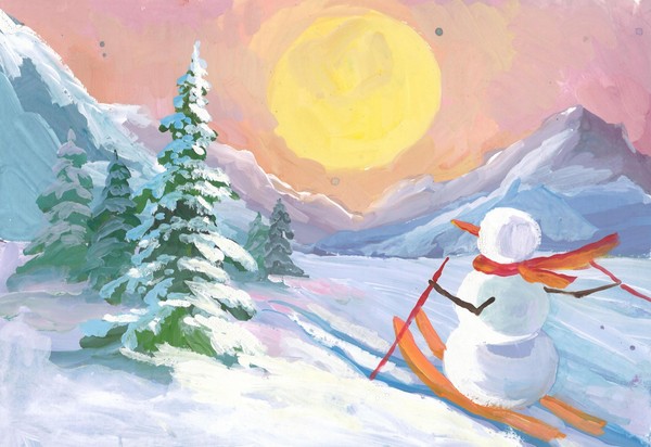 Художественная выставка «Волшебница Зима»