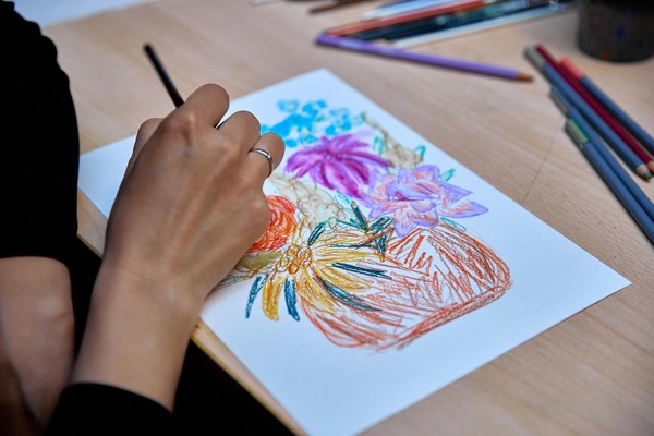 Мастер-класс по рисунку в смешанной технике