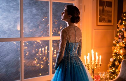 Звенит январская вьюга