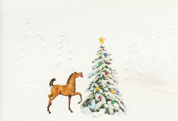 В Новый год на коне: рисуем лошадь