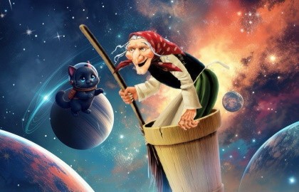 Новогоднее космическое приключение Бабы Яги