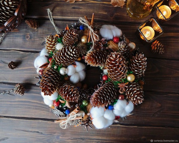 «Рождественский венок» мастер-класс по декоративно-прикладному творчеству