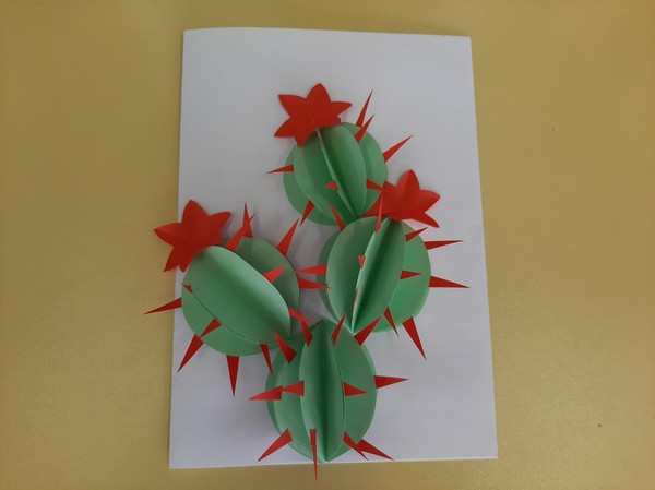 «Рождественский кактус». Мастер-класс по декоративно-прикладному творчеству