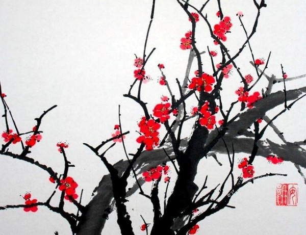 Мастер-класс «Китайская живопись. Символ китайского Нового года – дикая слива мэйхуа»
