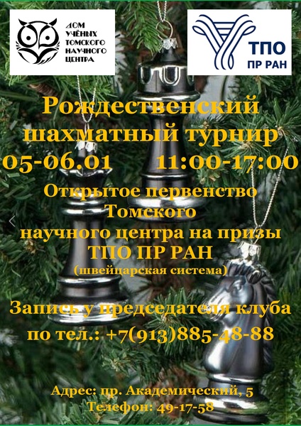 Рождественский шахматный турнир