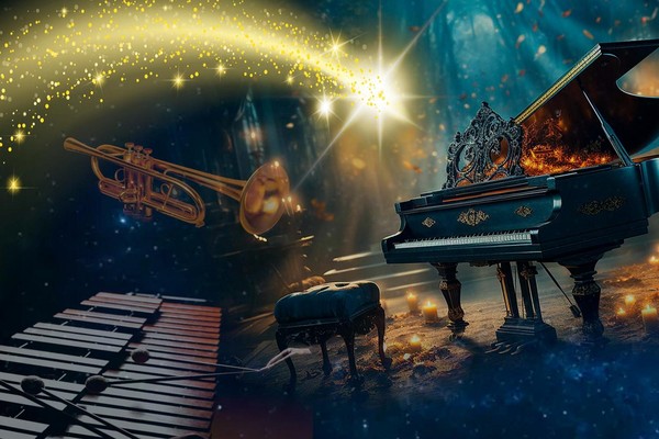 «Космическое конфетти» Рождественский концерт с фуршетом за столиками