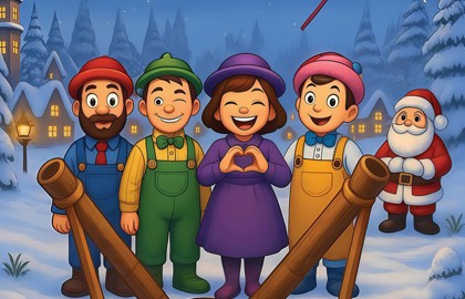 Новый год в стране букв