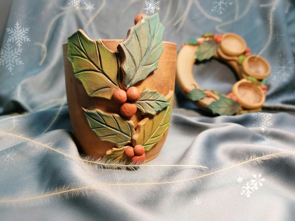 Мастер-класс по гончарному делу Конфетница «Краски Рождества»