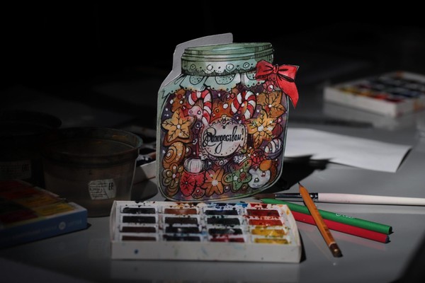 Мастер-класс «Сладкие истории. Открытка к Рождеству»