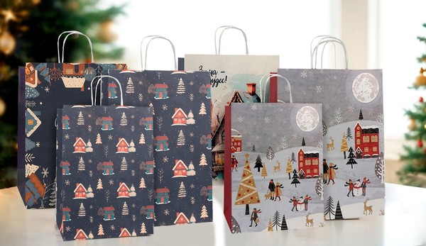 «Крафт-пакет для рождественских подарков»: мастер-класс