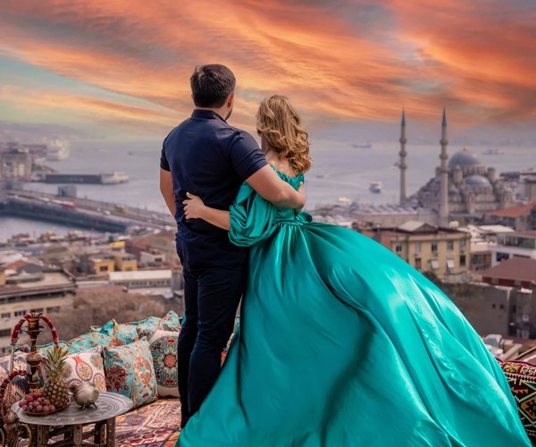 «Восточная сказка»: фотосессия на крыше