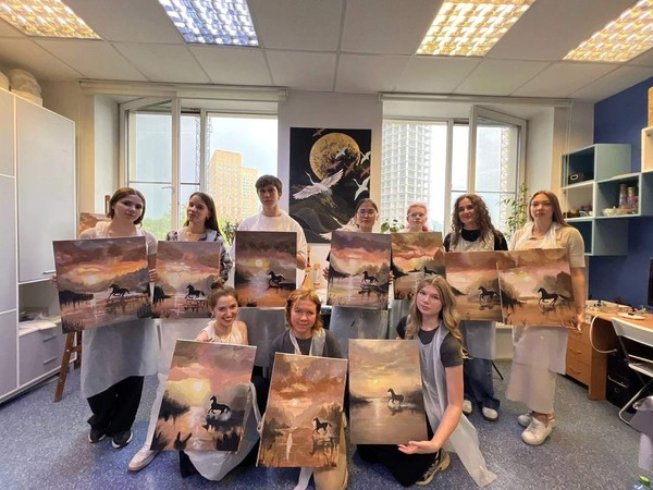 Творческий мастер-класс «Живопись. Акрил. Водопад»