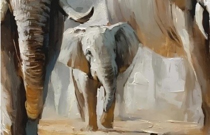 Живопись. Акрил. Семья