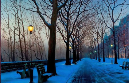 Сумерки в начале января...