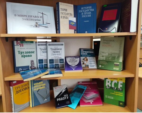 Выставка «Знать закон – знать свои права!»