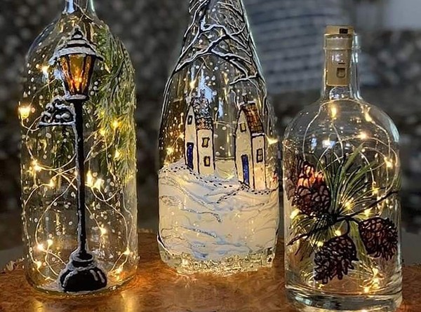 Мастер-класс росписи по стеклу «Свет домашнего очага»