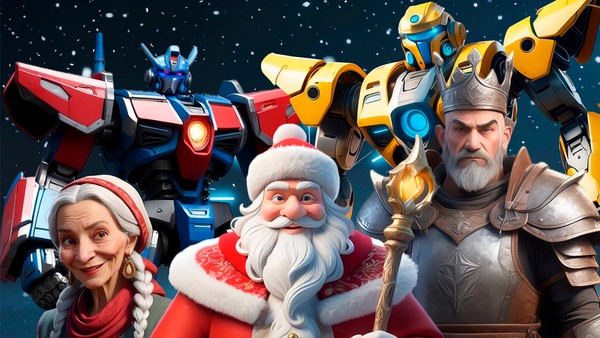 Приключения Деда Мороза в стране заколдованных роботов