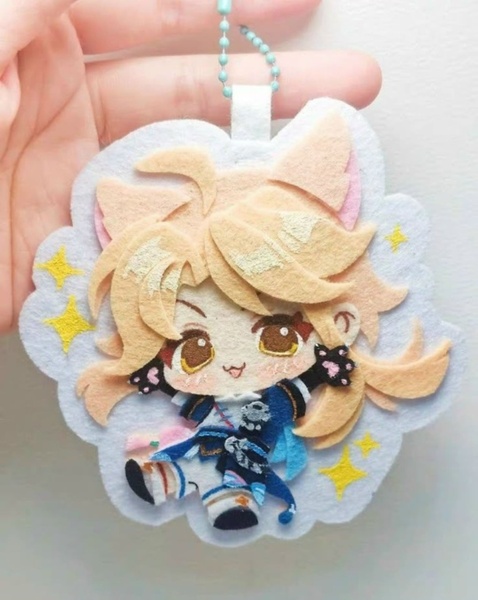 8.01 в 12.00 Новогодний мастер-класс для детей по созданию брелока из фетра.