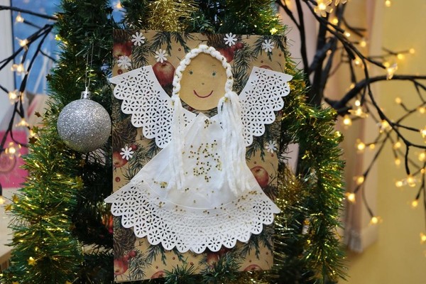 Мастер-класс «Рождественские крылья доброты»