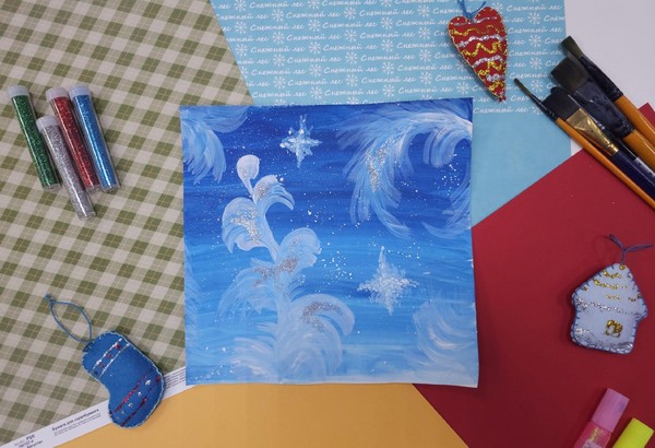 Мастер-класс «Зимние узоры»