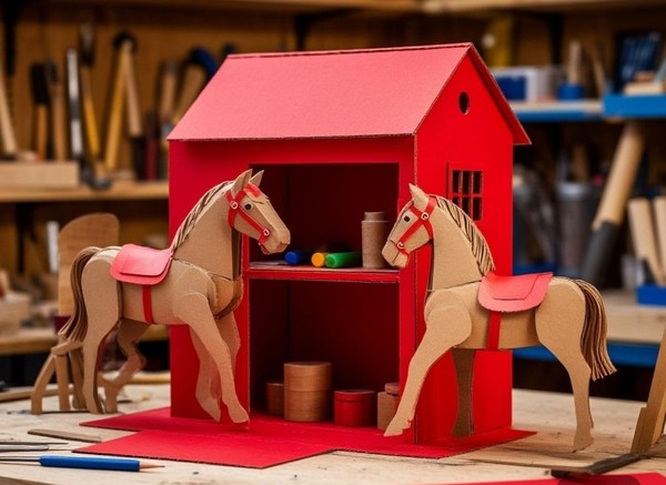 Творческий час «В Новый год мы не скучаем – лепим, клеим, вырезаем