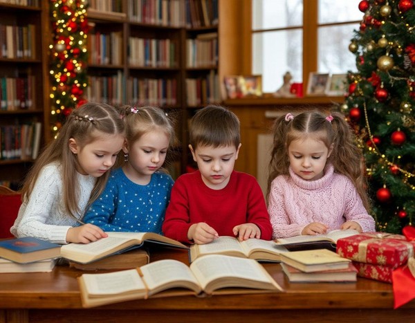 Громкие чтения «Семейные посиделки у елочки»