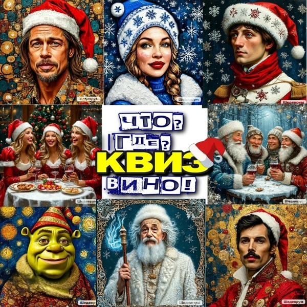 Праздничный Рождественский КВИЗ с винным сопровождением «Новый год и Рождество»!