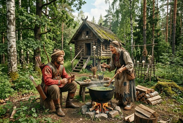 Баба-Яга и Соловей разбойник мутят в «Дивном»