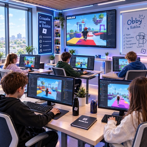 Бесплатный мастер-класс по созданию "Ooby в Roblox" (п. Трудовое)
