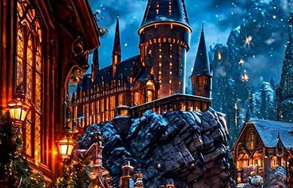 Театральный орган в усадьбе. Гарри Поттер