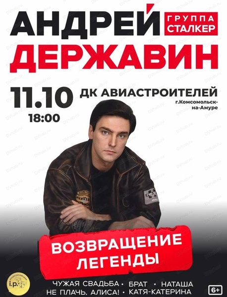 Концерт Андрея Державина (6+)