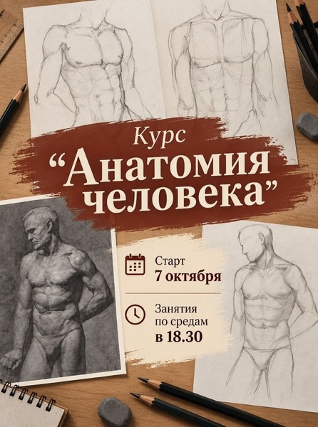Курс "Основы анатомии человека"! Старт 7 октября в 18.30
