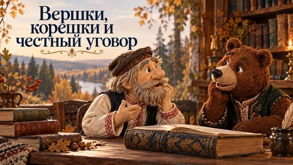 Литературно-игровое занятие «Вершки, корешки и честный уговор»
