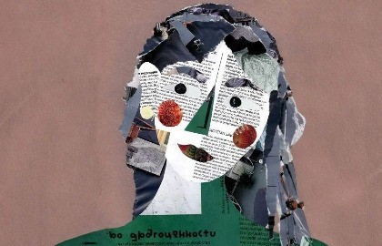 Портрет в стиле... смешанная техника