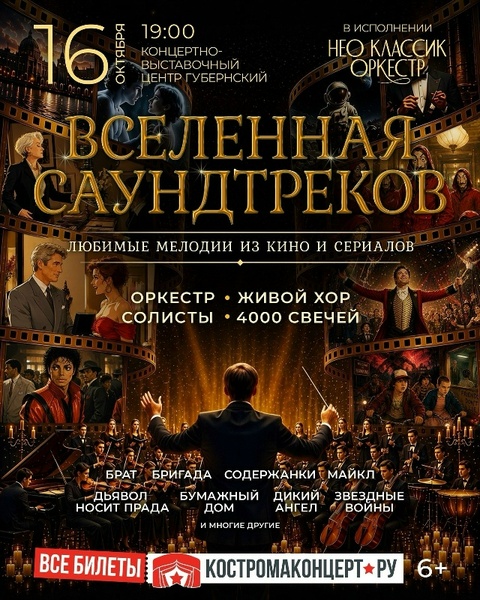 Вселенная саундтреков в атмосфере 4000 свечей