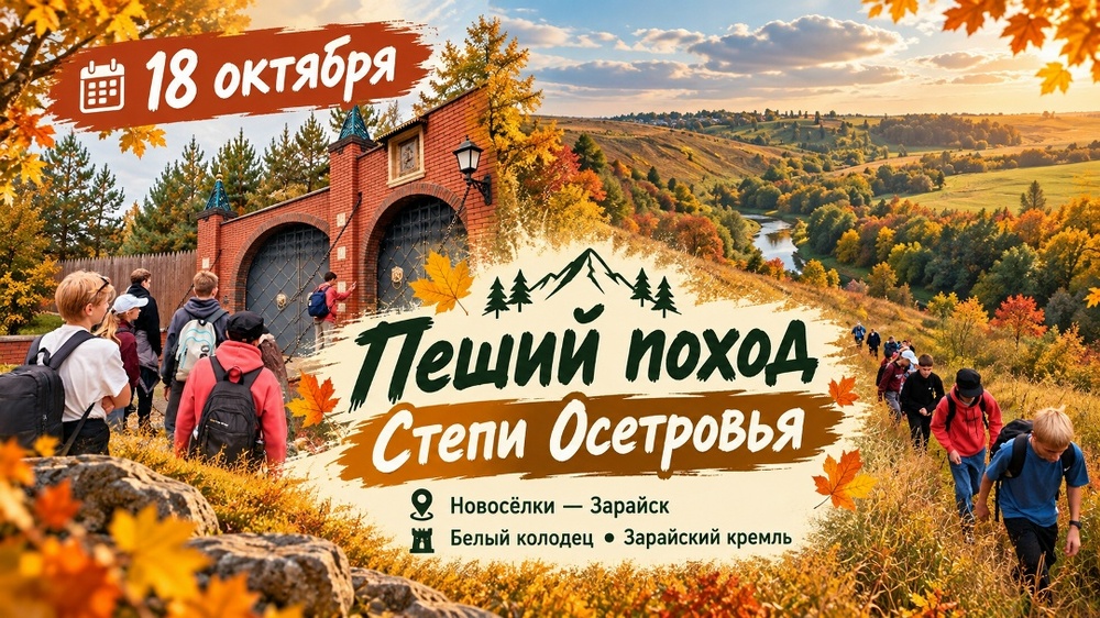Пеший поход «Степи Осетровья» — верхняя часть маршрута