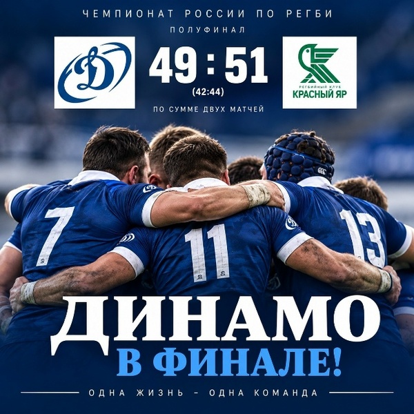 Финал чемпионата России по регби: «Динамо» против «Стрелы-Ак Барс»