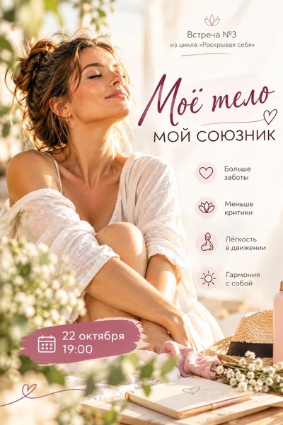 Мастер-класс "МОЕ ТЕЛО - МОЙ СОЮЗНИК"