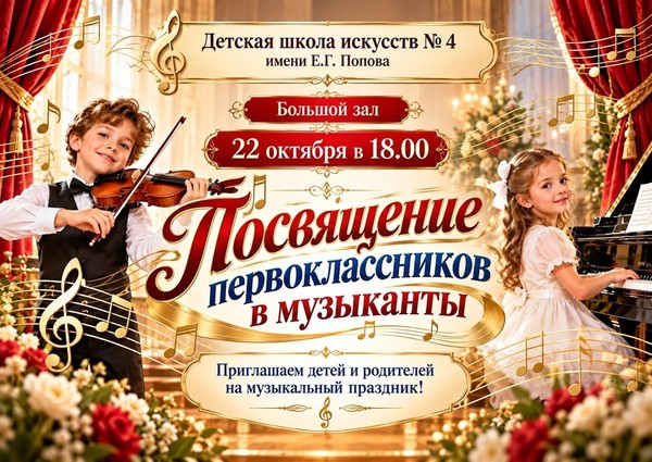 Посвящение первоклассников в музыканты