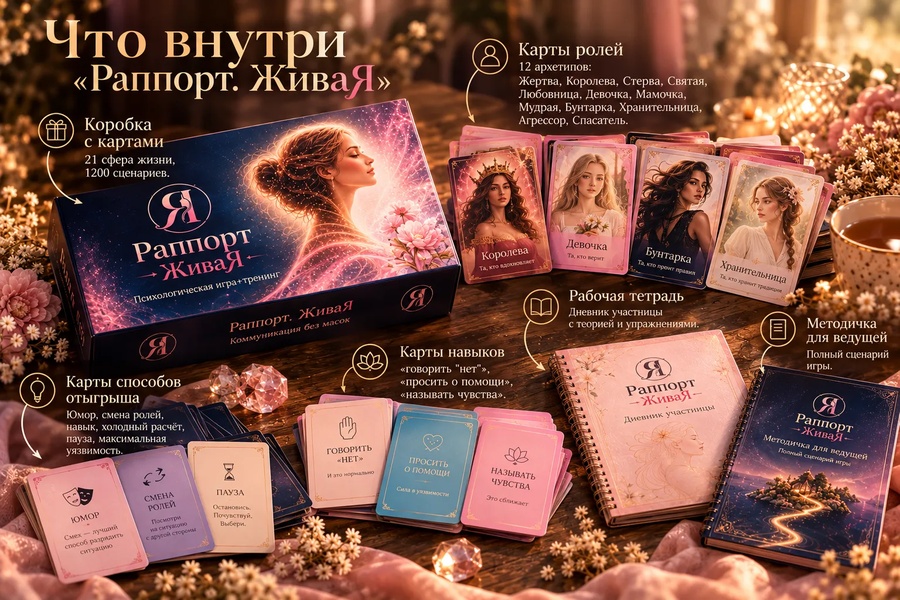 Психологическая онлайн игра "Раппóрт.Живая"