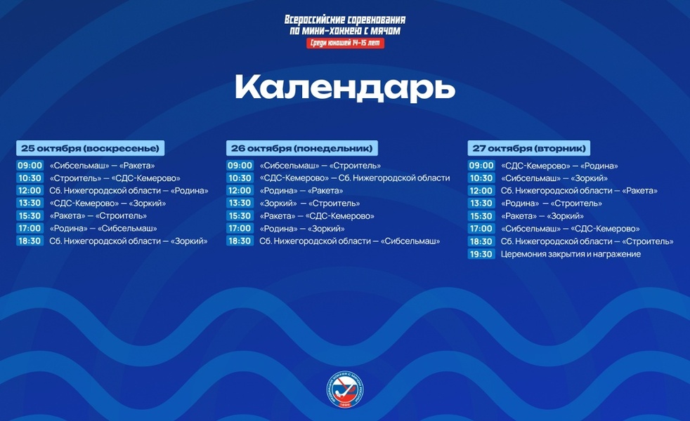 Всероссийские соревнования по мини-хоккею с мячом среди юношей 14-15 лет