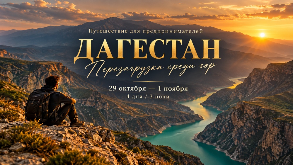 Путешествие для предпринимателей «Дагестан: перезагрузка среди гор»