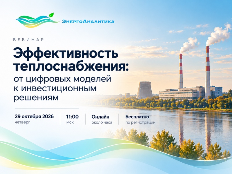 Эффективность теплоснабжения: от цифровых моделей к инвестиционным решениям