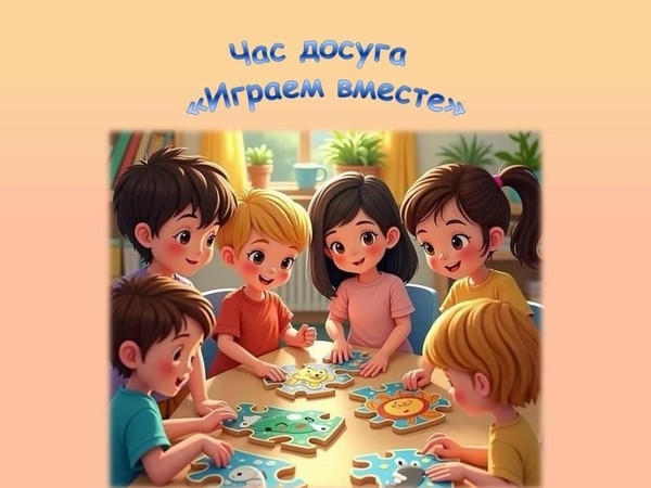 Час досуга «Играем вместе»