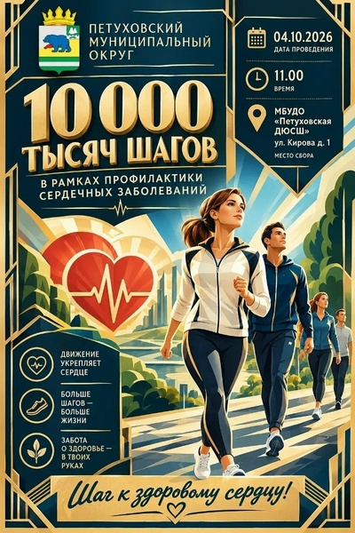 Акция «10 000 шагов к здоровому сердцу»