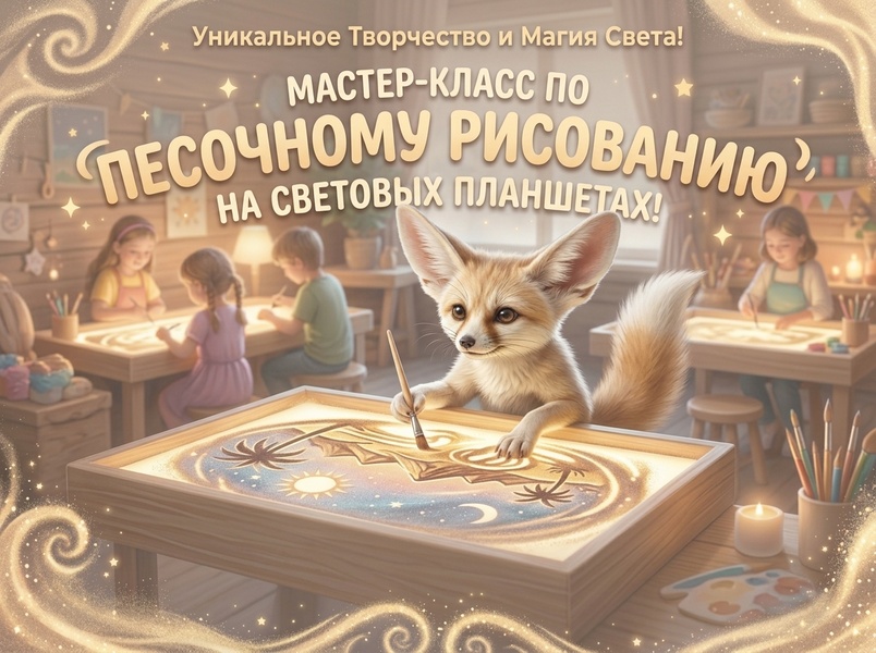 Мастер-классы по песочному рисованию от Фенека