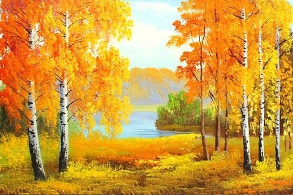 Мастер-класс «Золотые березы»