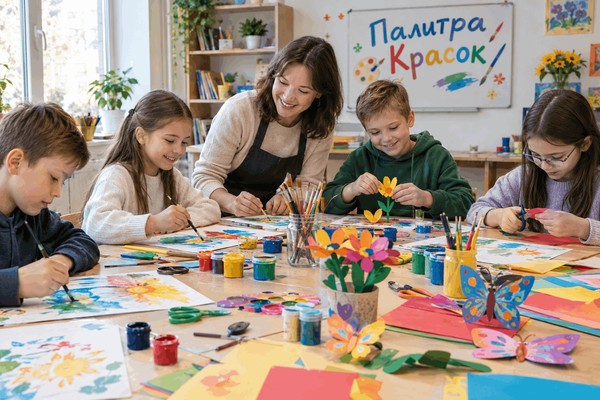 Мастер класс прикладного творчества «Палитра красок»