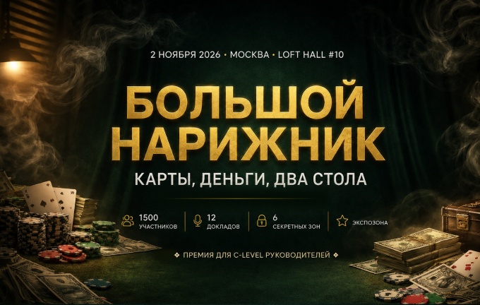 Конференция "Большой Нарижник: карты, деньги & два стола"