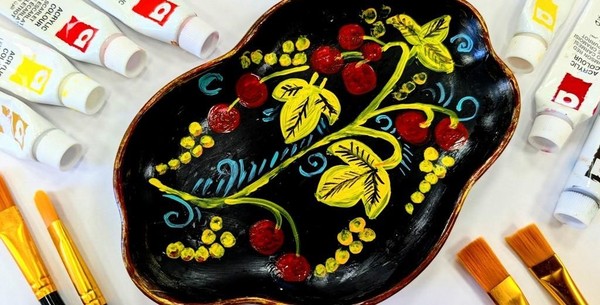 Мастер-класс «Золотая хохлома»